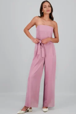 Shasa Tailored Strapless Jumpsuit