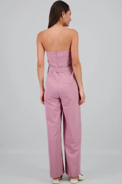 Shasa Tailored Strapless Jumpsuit