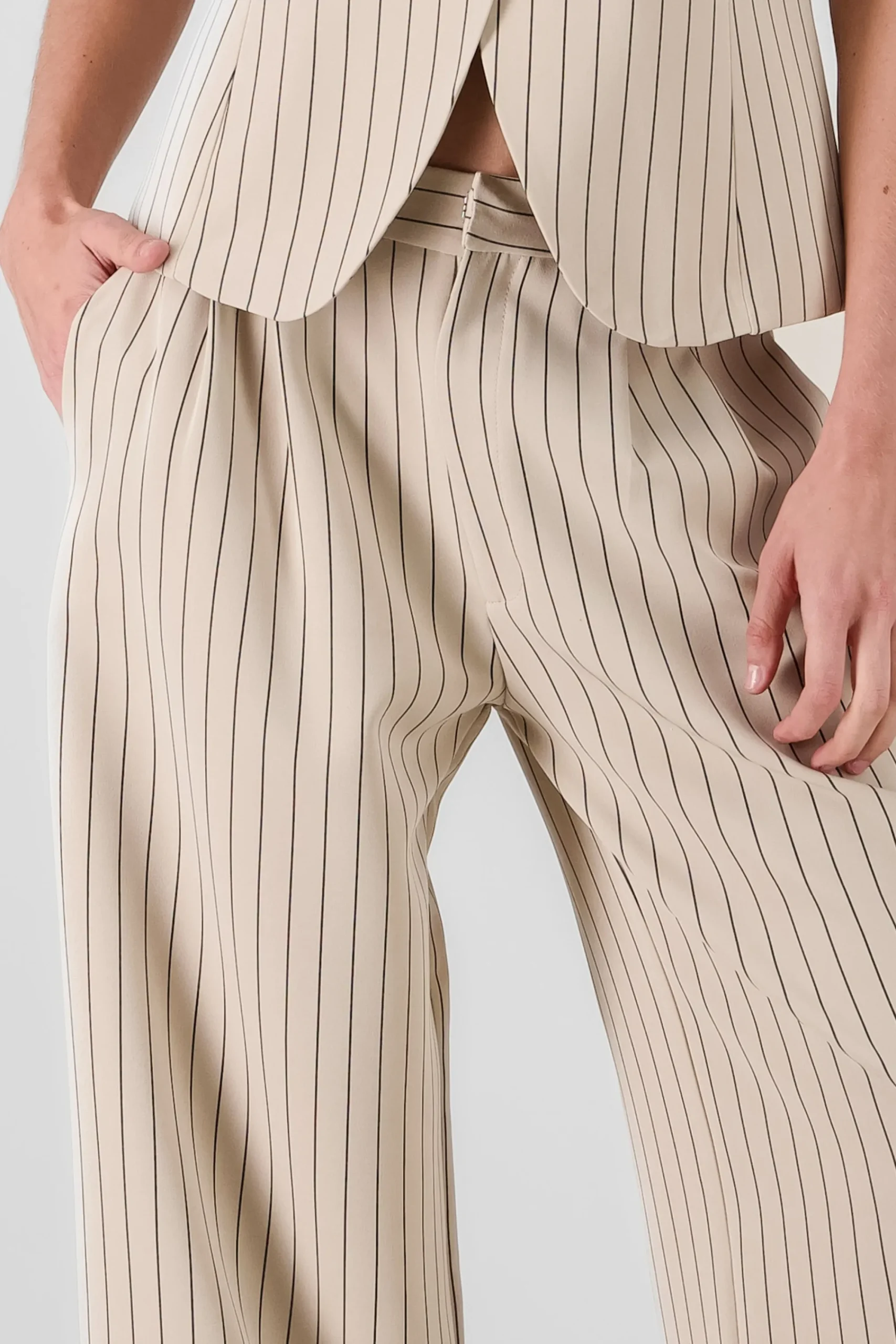 Shasa Tailored Striped Pants