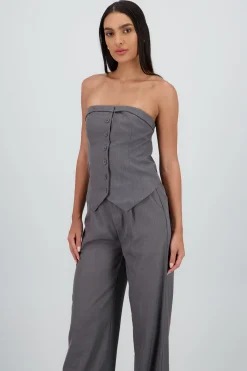 Shasa Tailored V Neck Top