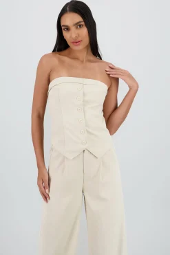 Shasa Tailored V Neck Top
