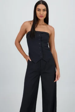 Shasa Tailored V Neck Top