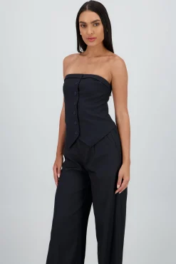 Shasa Tailored V Neck Top