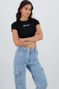 Shasa Text Print Top