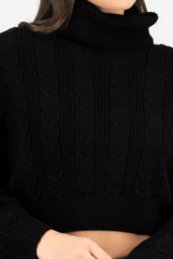 Shasa Texture Detail Knit Sweater