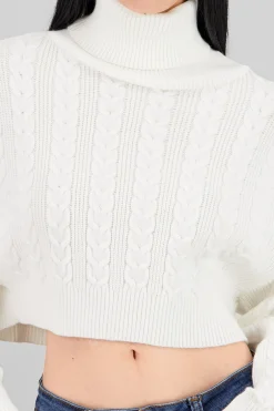 Shasa Texture Detail Knit Sweater
