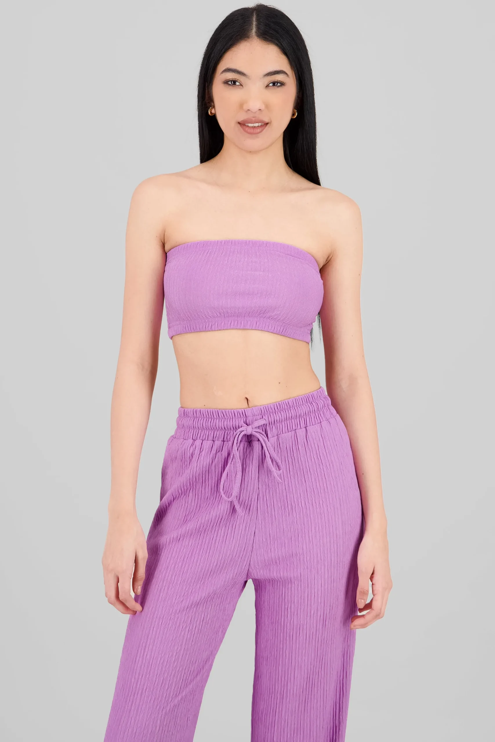 Shasa Textured Bandeau Top