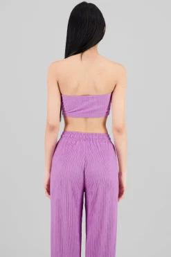 Shasa Textured Bandeau Top