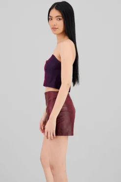 Shasa Textured Bandeau Top