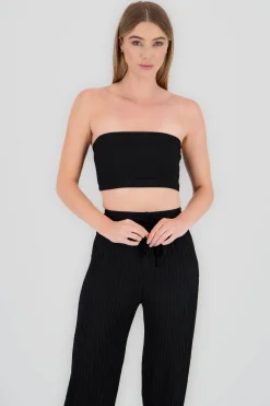 Shasa Textured Bandeau Top