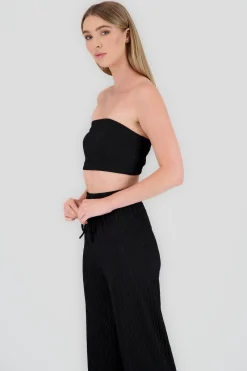 Shasa Textured Bandeau Top