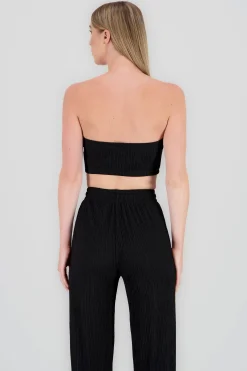Shasa Textured Bandeau Top
