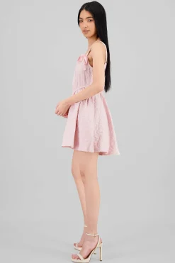 Shasa Textured Bow Detail Dress