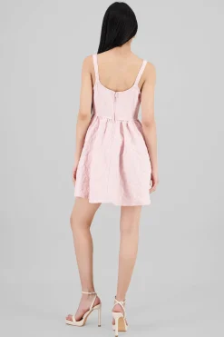 Shasa Textured Bow Detail Dress