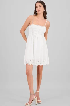 Shasa Textured Detail Mini Dress