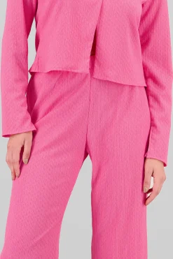Shasa Textured Elastic Pants