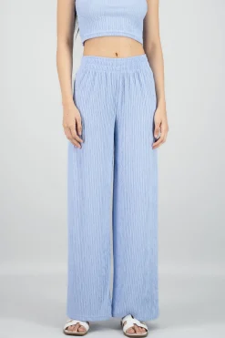 Shasa Textured Flared Pants