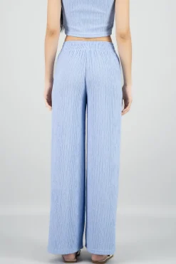 Shasa Textured Flared Pants