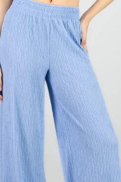 Shasa Textured Flared Pants