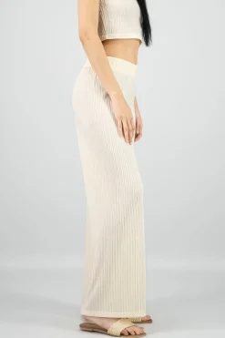 Shasa Textured Flared Pants