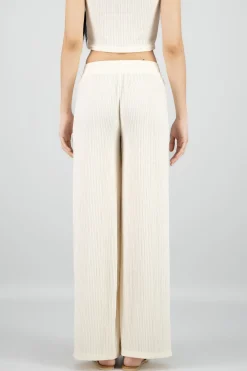 Shasa Textured Flared Pants