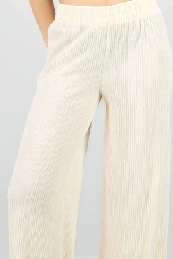 Shasa Textured Flared Pants
