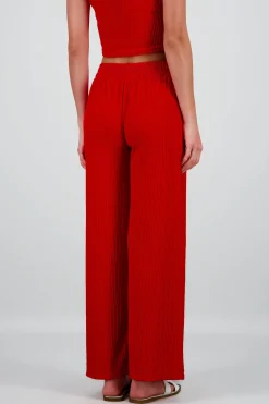 Shasa Textured Flared Pants