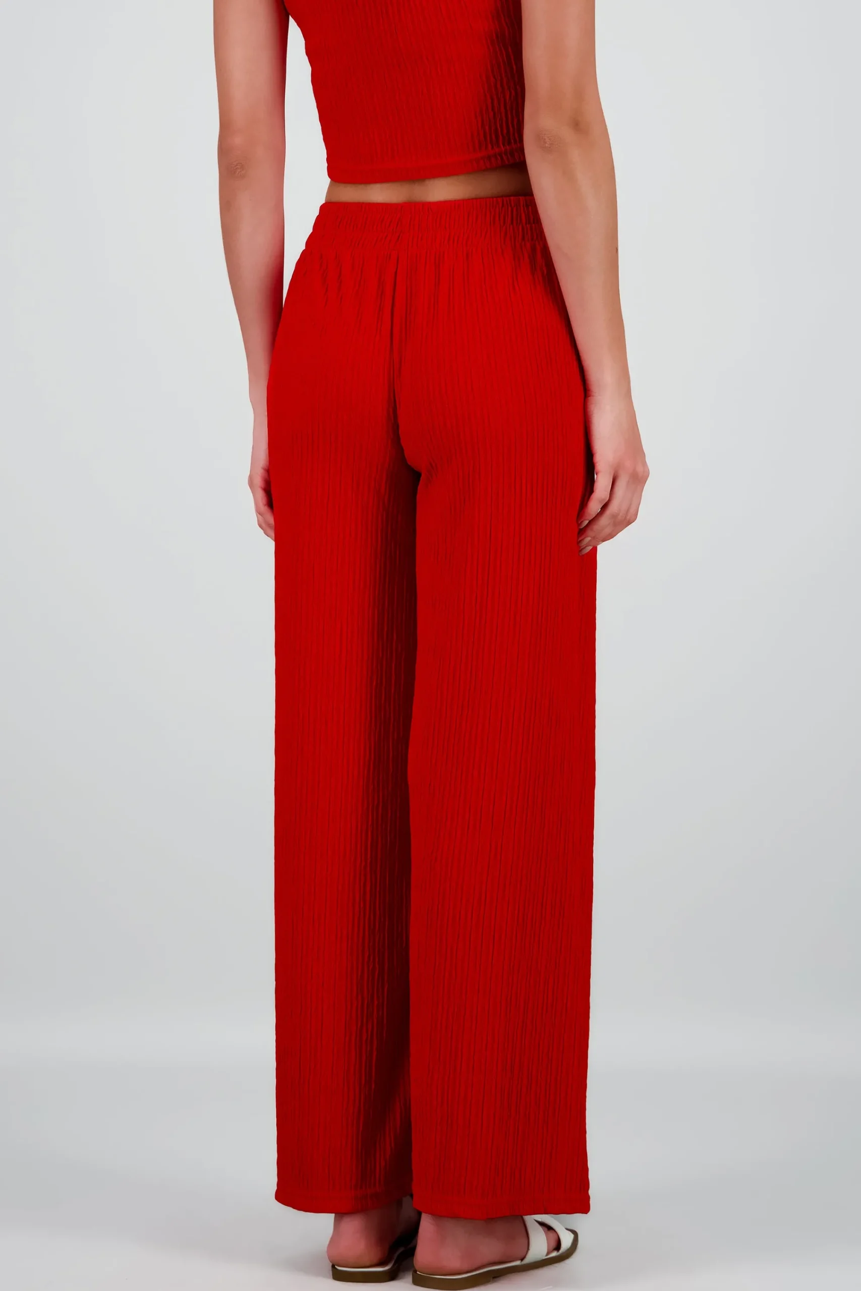 Shasa Textured Flared Pants
