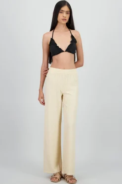 Shasa Textured Flared Pants