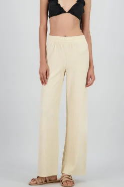 Shasa Textured Flared Pants