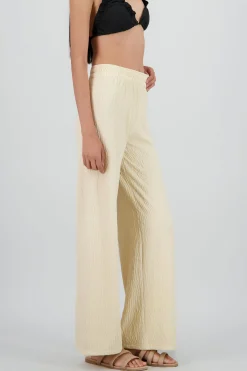 Shasa Textured Flared Pants