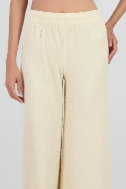 Shasa Textured Flared Pants