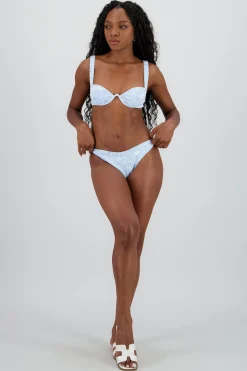 Shasa Textured Floral Bikini