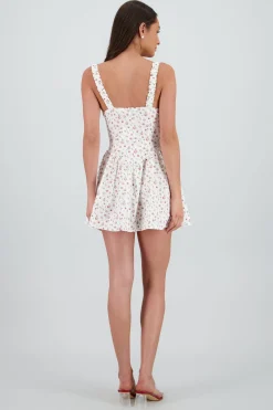 Shasa Textured Floral Mini Dress