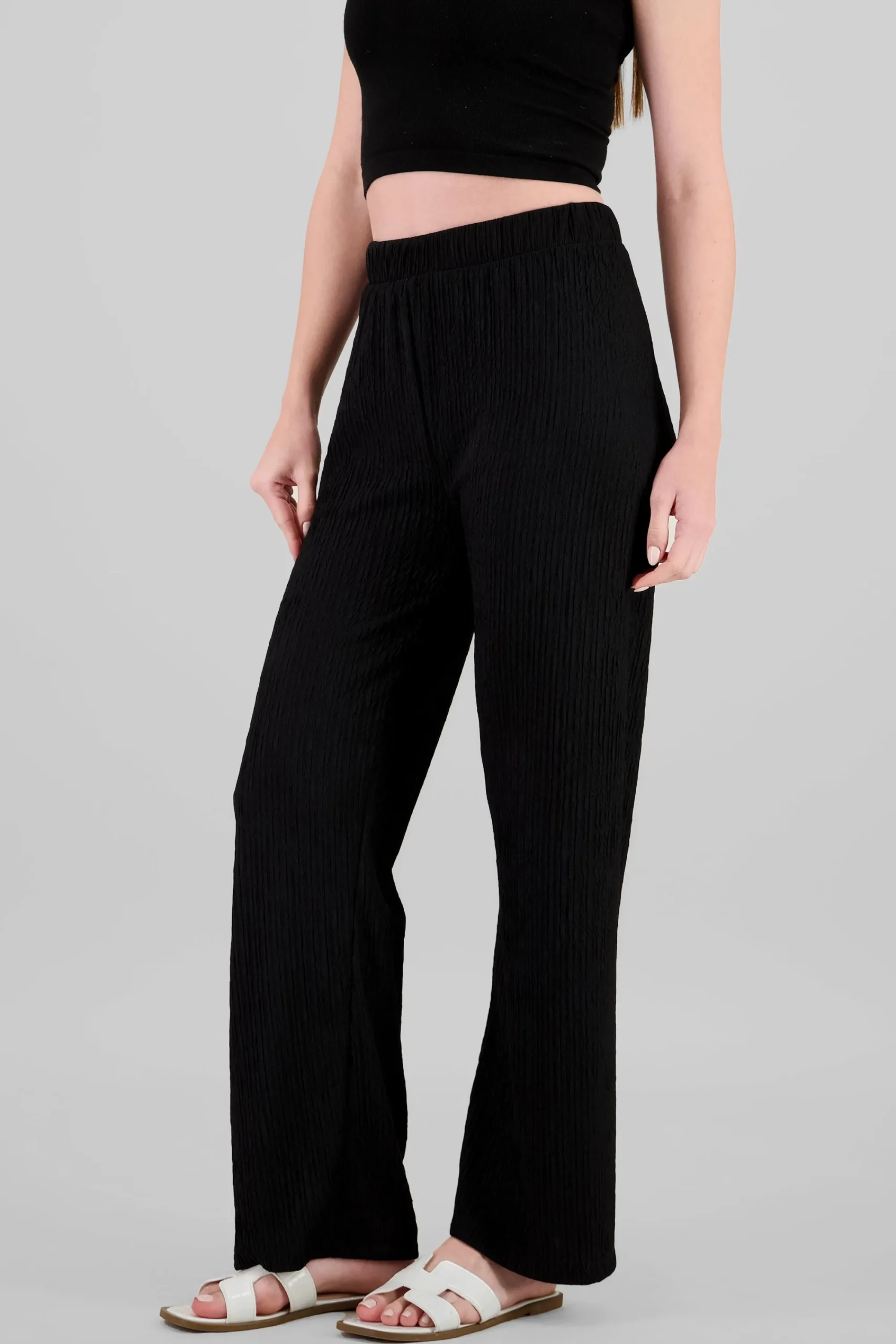 Shasa Textured Flowing Pants