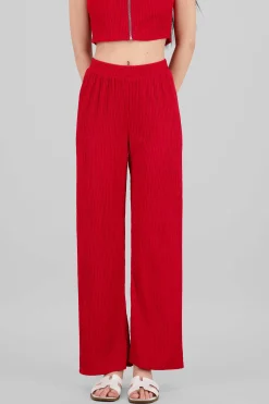 Shasa Textured Flowing Pants