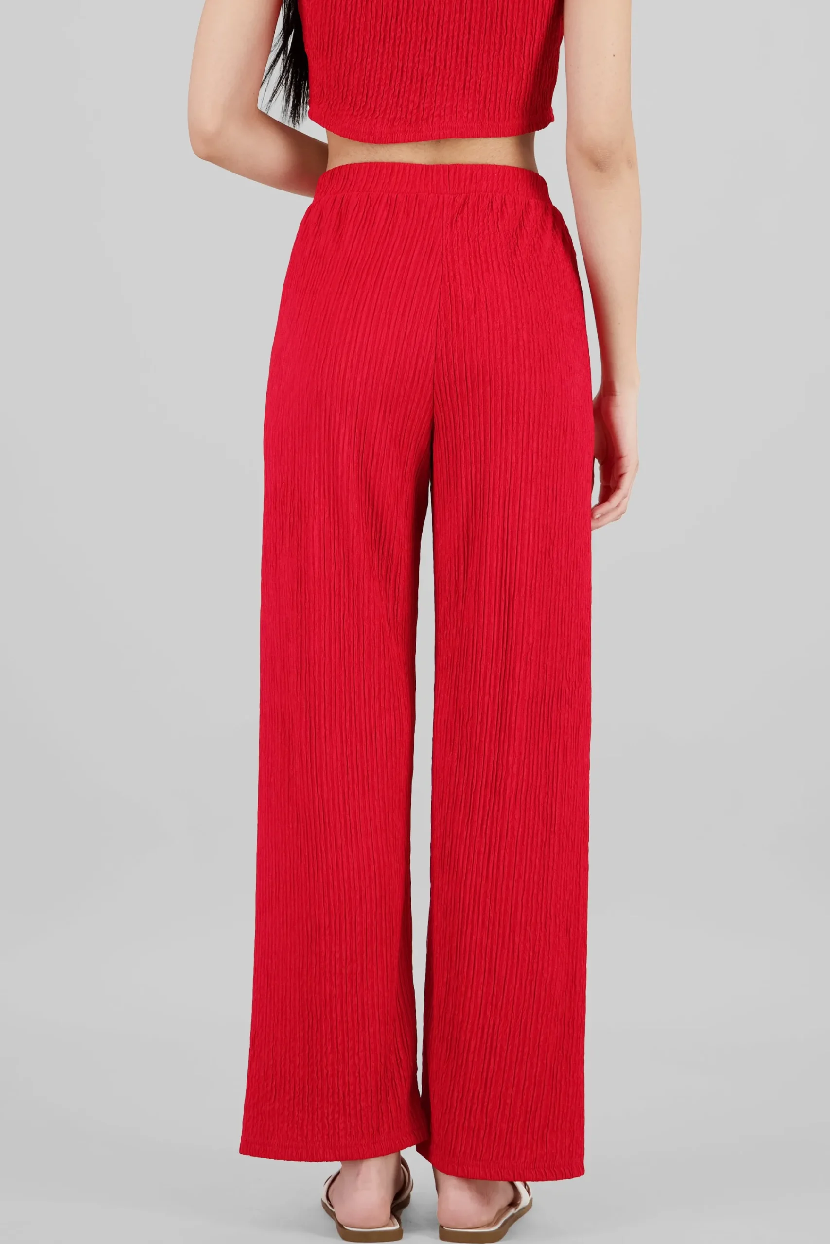 Shasa Textured Flowing Pants