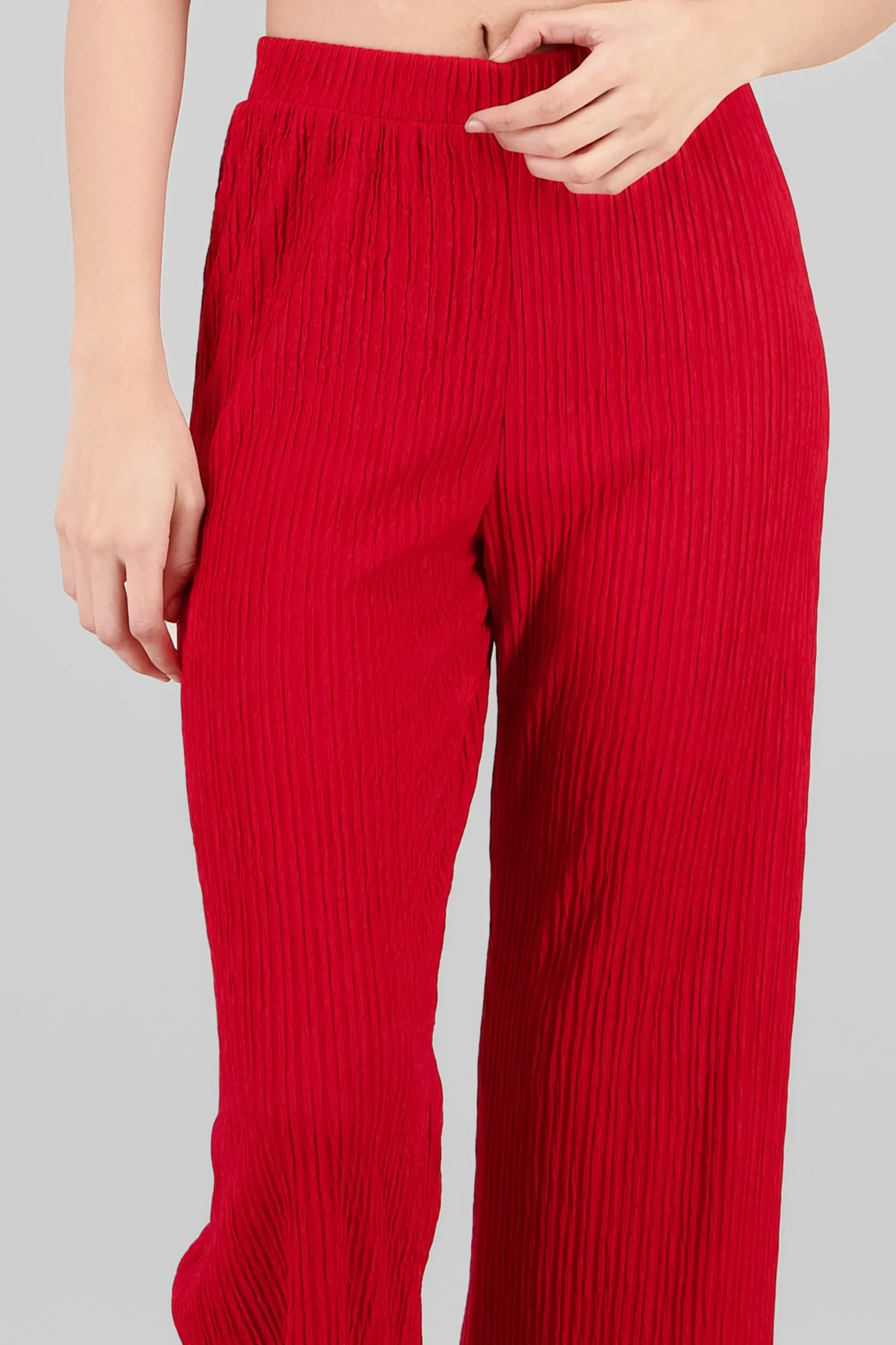 Shasa Textured Flowing Pants