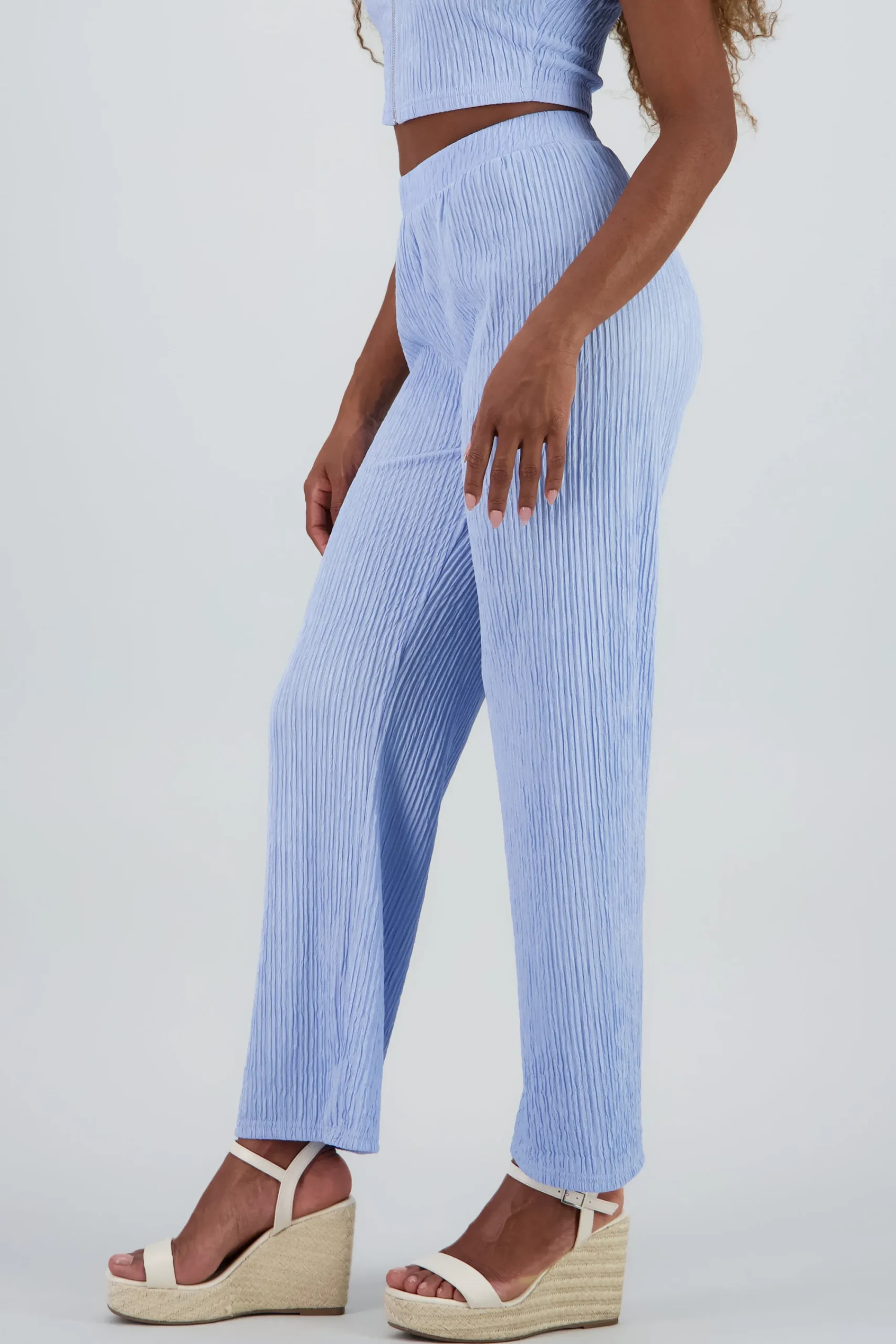 Shasa Textured Flowing Pants