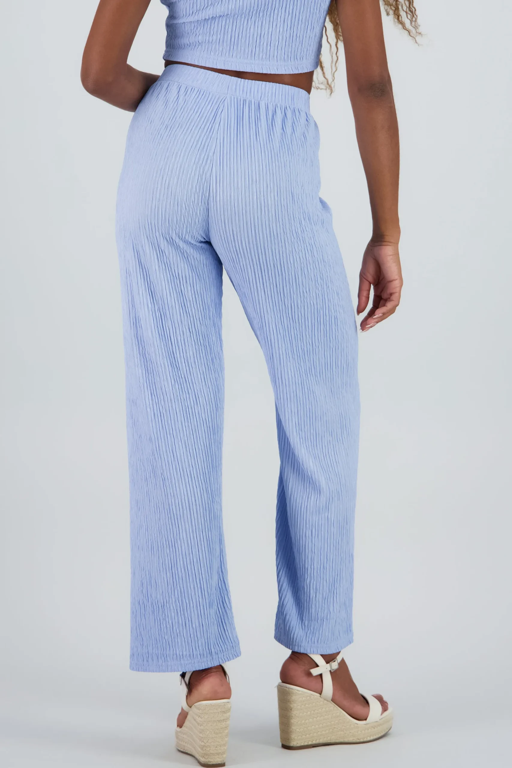 Shasa Textured Flowing Pants