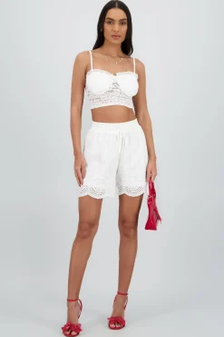 Shasa Textured Flowy Shorts
