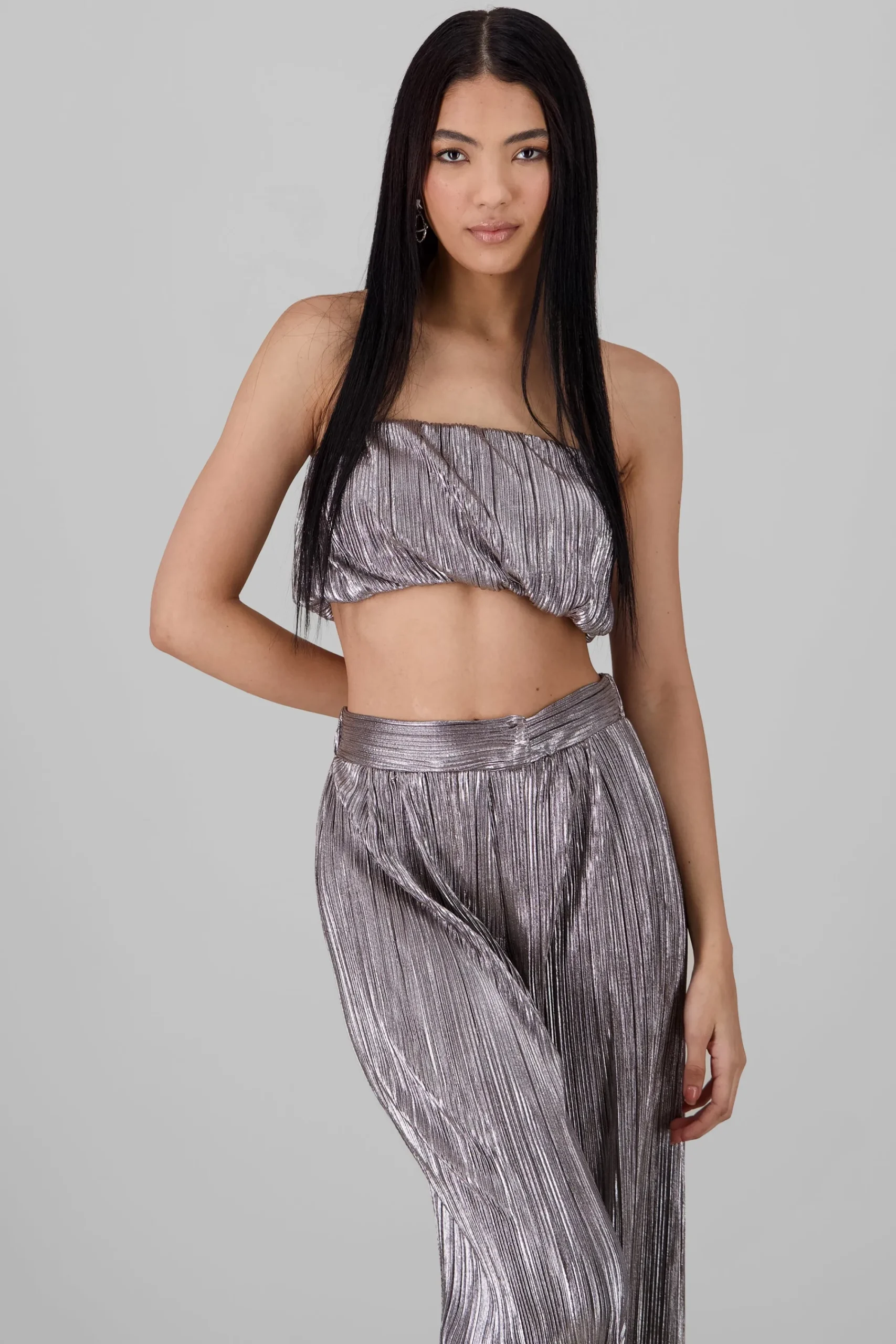 Shasa Textured Glitter Top