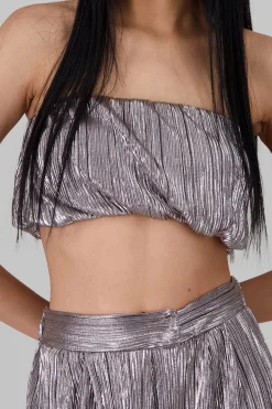 Shasa Textured Glitter Top