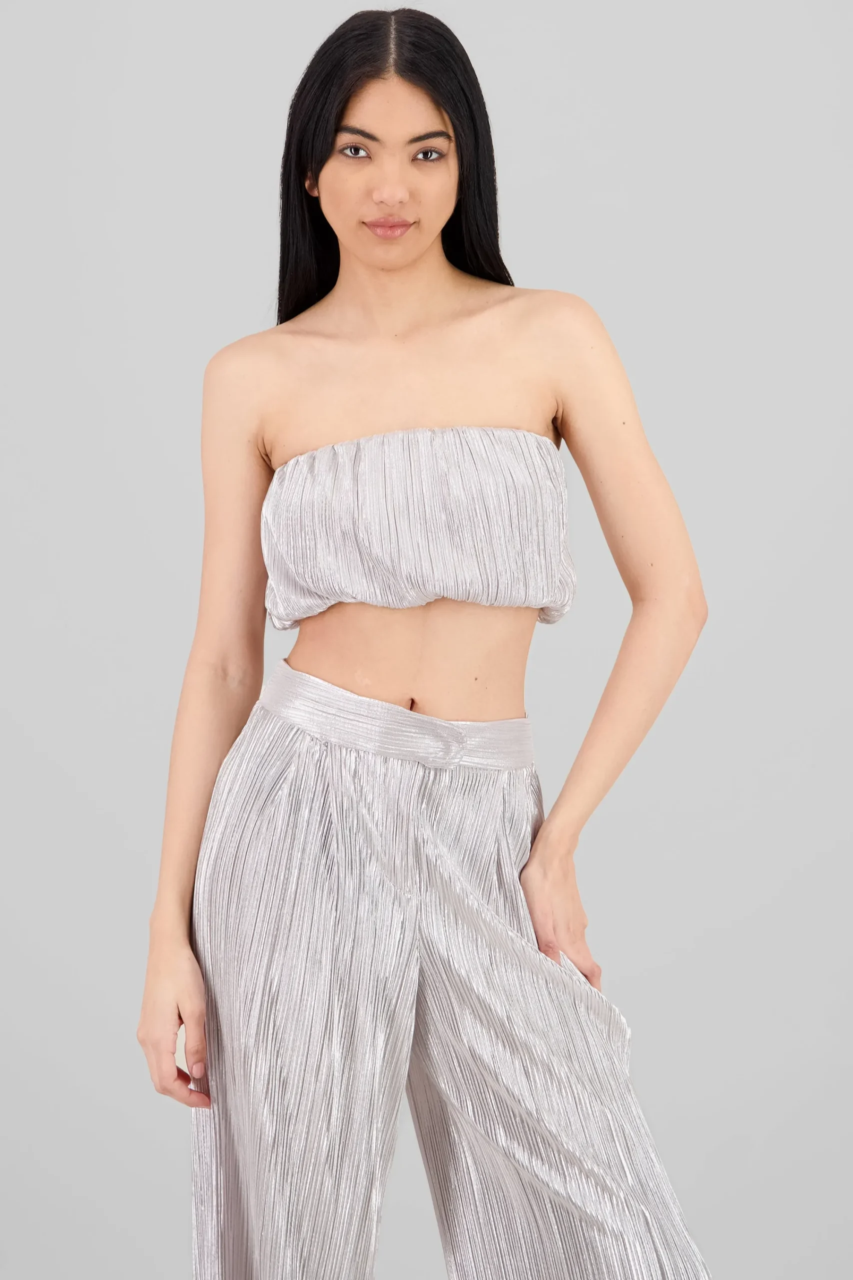 Shasa Textured Glitter Top