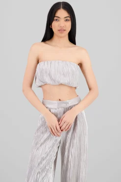 Shasa Textured Glitter Top