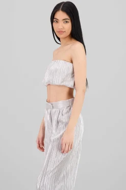 Shasa Textured Glitter Top