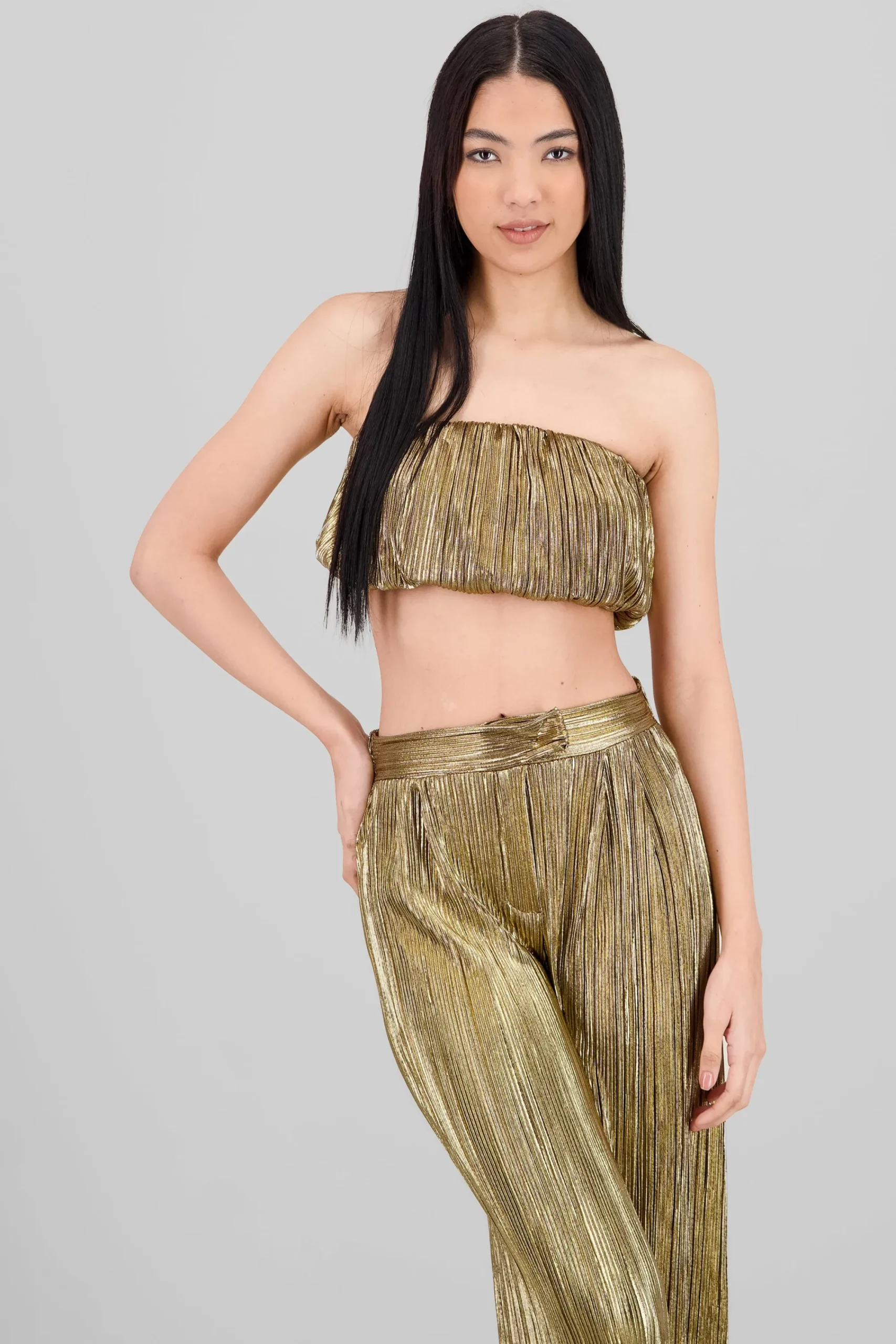 Shasa Textured Glitter Top