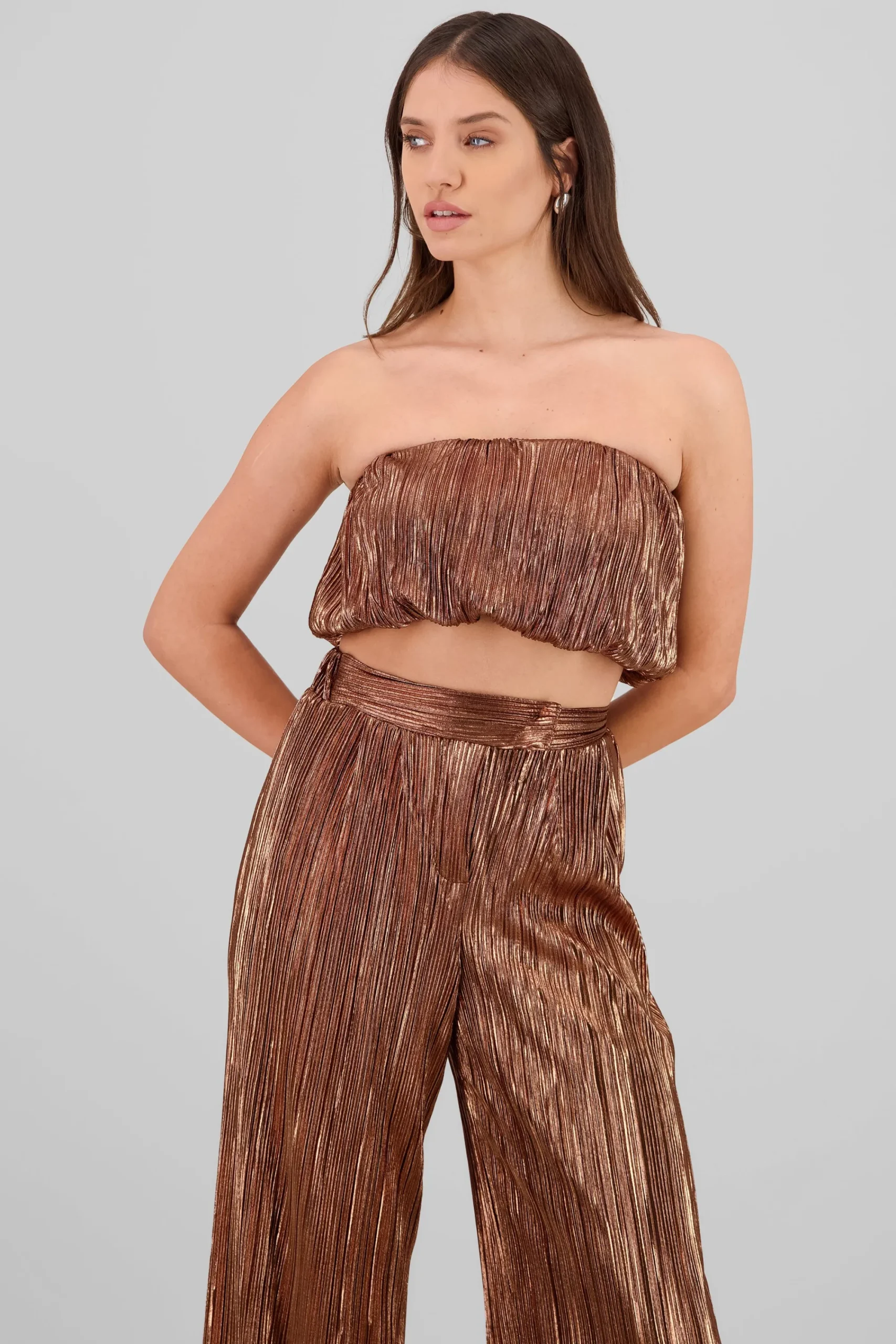 Shasa Textured Glitter Top