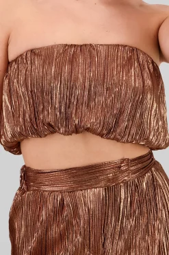 Shasa Textured Glitter Top