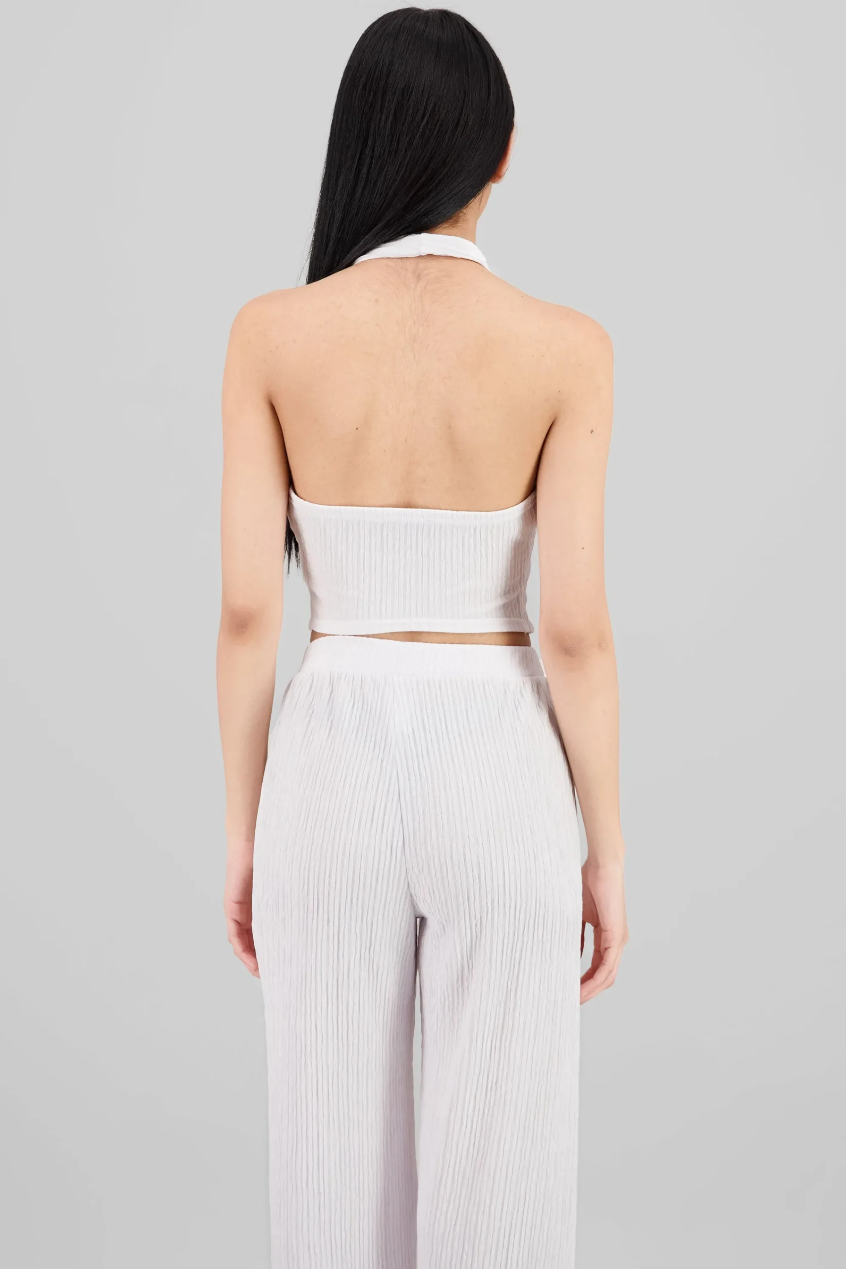 Shasa Textured Halter Top